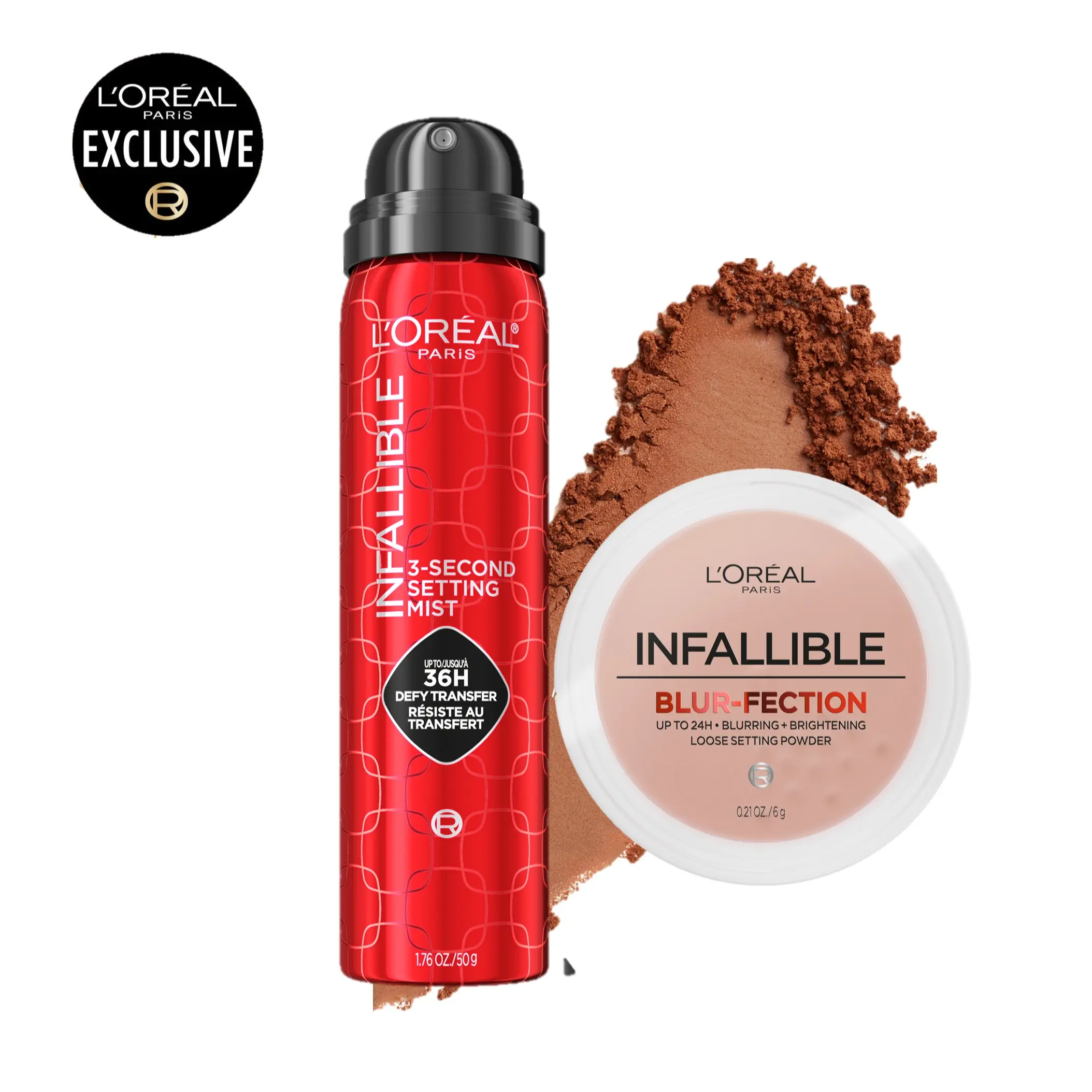 Deep Translucent + Setting Spray