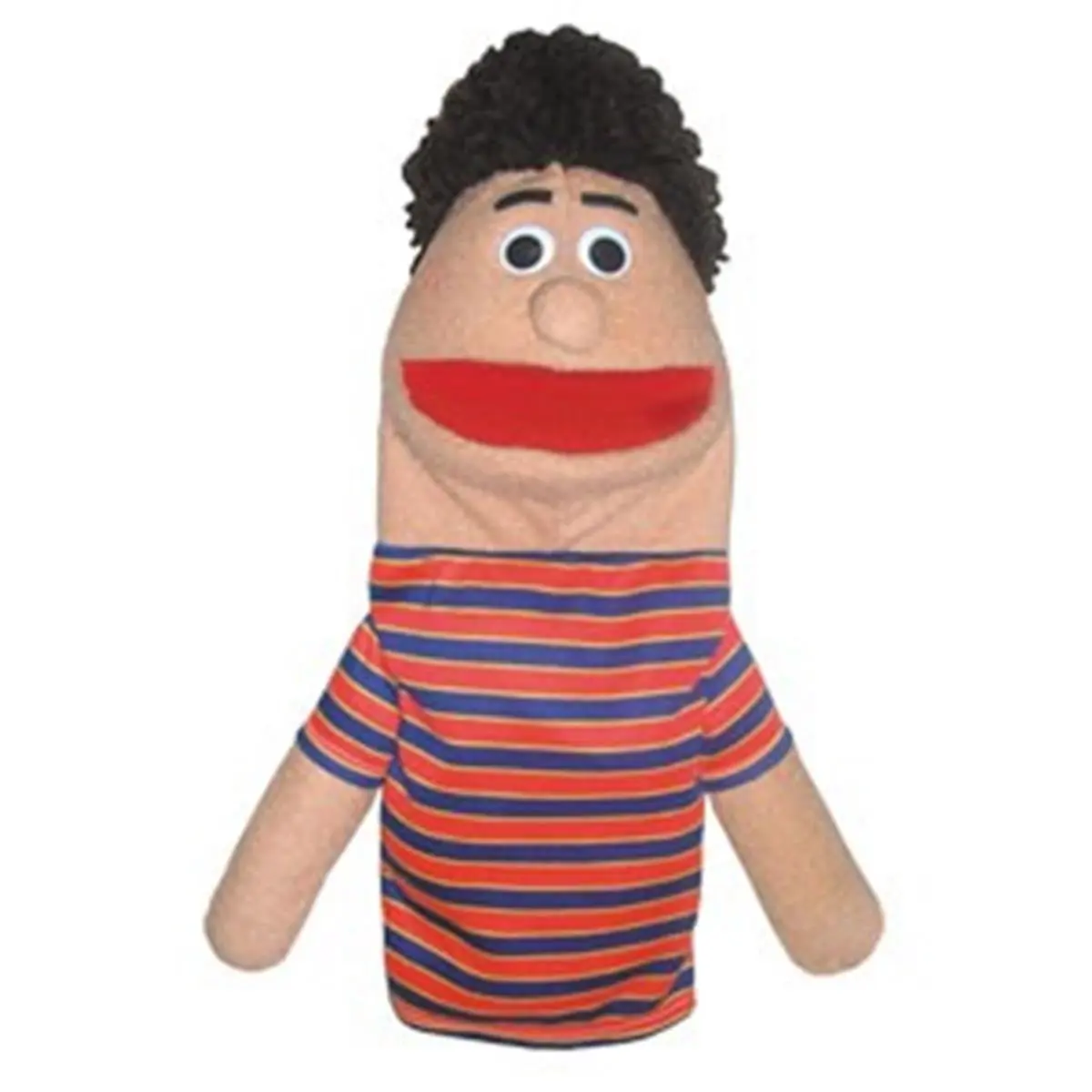 212 MAIN 18-in/18" Tall Half-Body Caucasian Boy Cat Toy Puppet Accessory, Durable Soft Plush Washable Fabric, Fun Cat Toy Accessory, 18 Inches, Fun Accessory