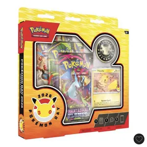 Pokémon 2026 Pokémon Day Trading Card Game Sealed Mega Evolution Fantasmal Flames Edition Pikachu Promo