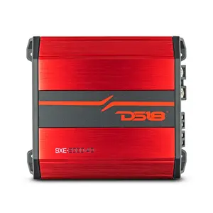 DS18 SXE-2000.4D/RD Class D 4-Channel Amplifier 4 x 100 Watts Rms @ 4-ohm 2000 Watts