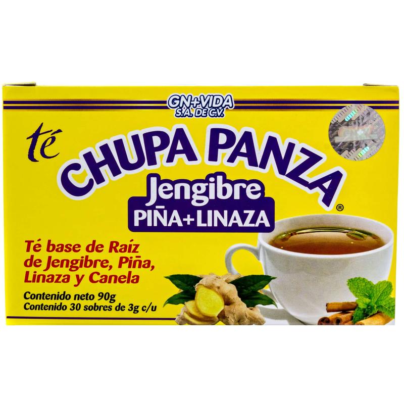 CHUPA PANZA TEA -CINNAMON AND GINGER ROOT- HERBAL TEA Beverage