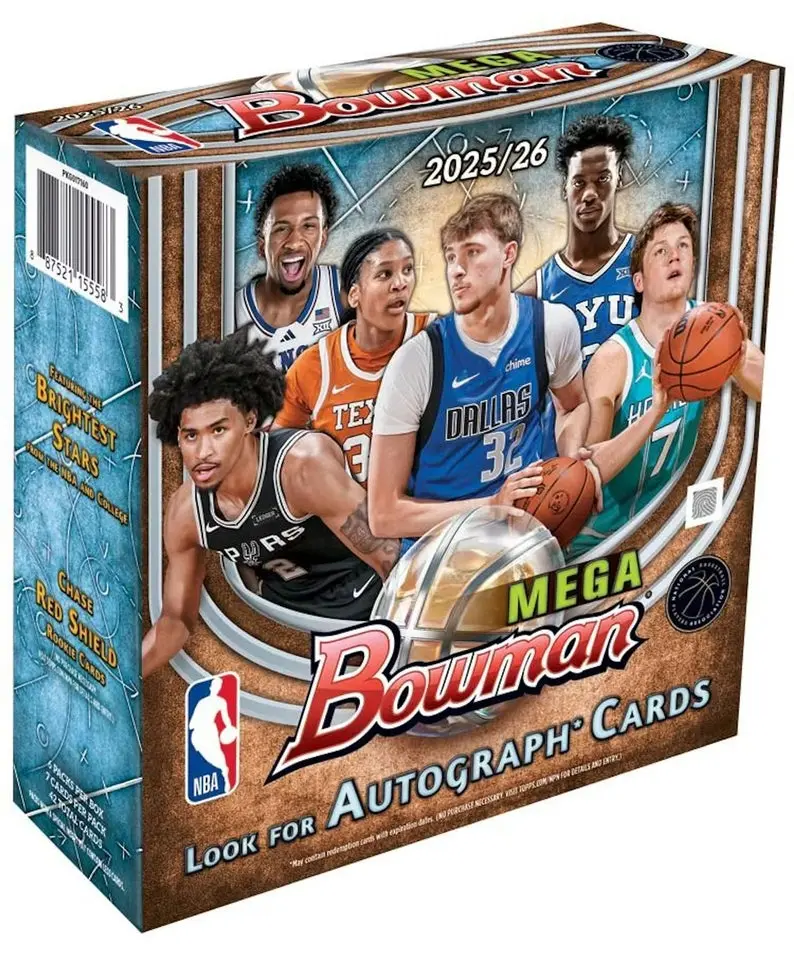 2025-26 Topps Bowman Basketball Mega Trading Cards