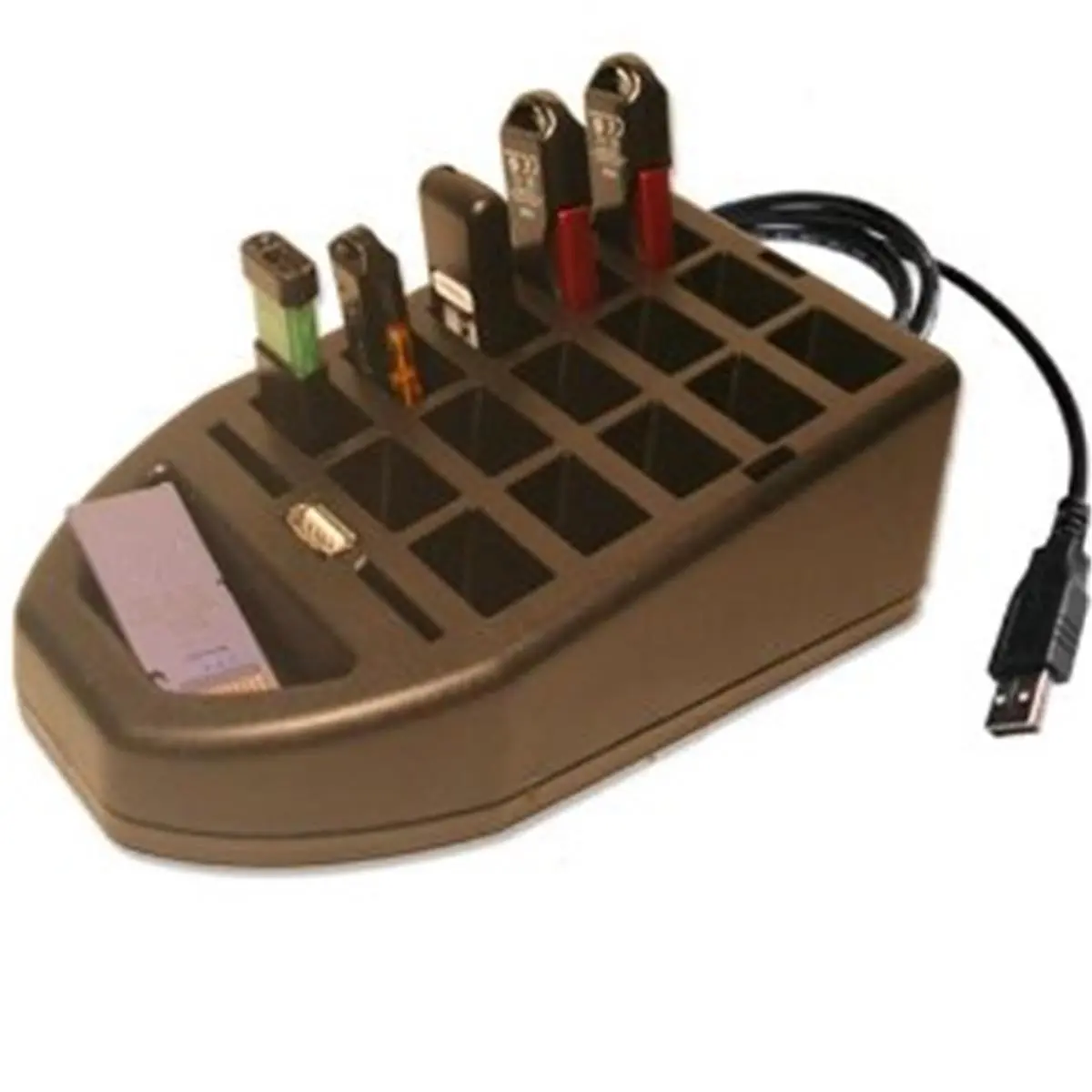 212 MAIN Flash Drive Organizer Box - UV Sterilizer, Battery-Free Design, Drive Protection for Office Use, Boxes