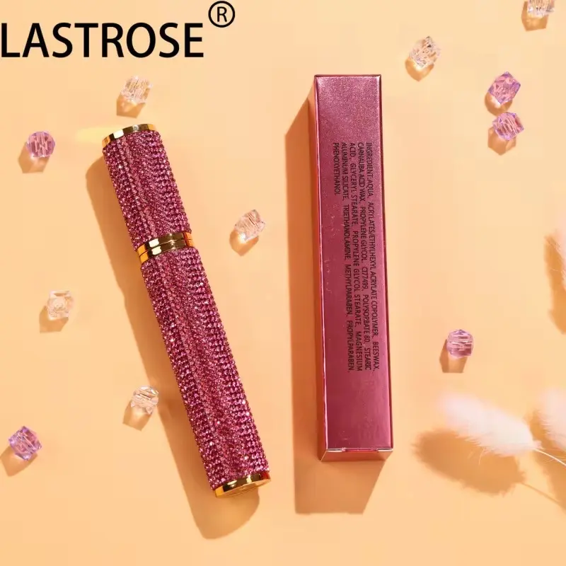 ROSE PINK MASCARA PRIVATE LABEL 4D FIBER MASCARA WATERPROOF LENGTHENING LONG LASTING BLACK