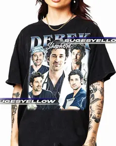 Derek Shepherd T-shirt Grey's Anatomy Graphic Tee, Physician Shirt, McDreamy Fan Apparel, Doctor Gift, Medical Drama Top