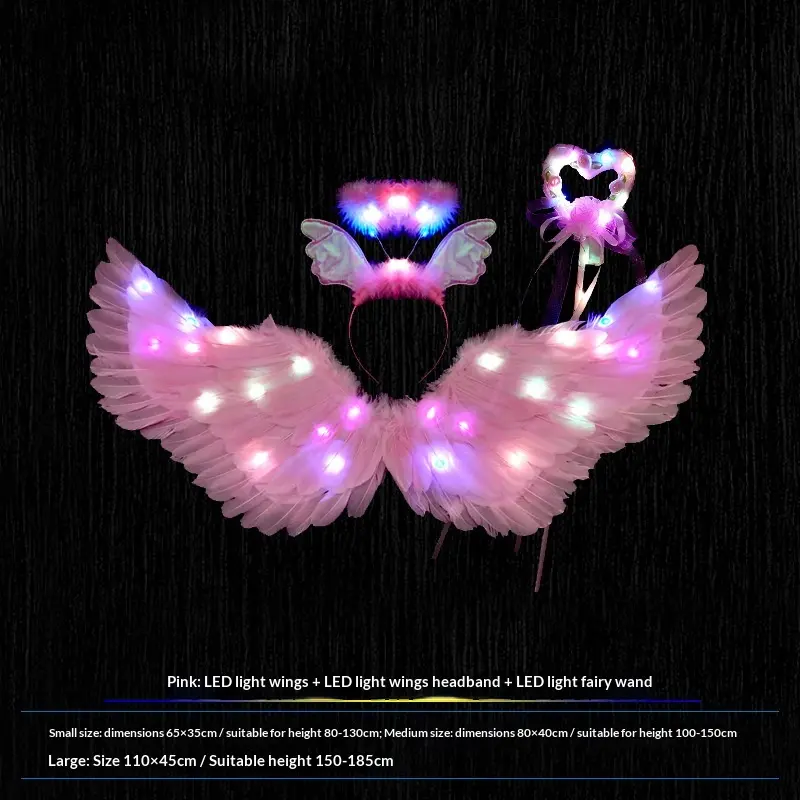 Pink + Headband + Stick/Lantern