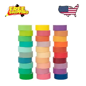 Tape Set 30 Rolls, Decorative Tape, Colored Tape, Scrapbook Tape
