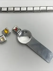 Manual Stainless Steel DIY Bracelet Chain Quick Release Tool, Fastener Opener Jewelry Disassembly Device, No Power Required Craft Accessory, Diy Jewelry Accessories