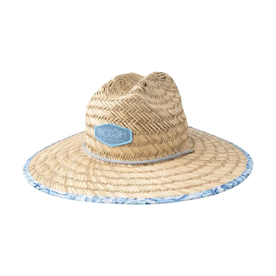 PRODOH Straw Lifeguard Hat in Oyster Print-Adult & Kid
