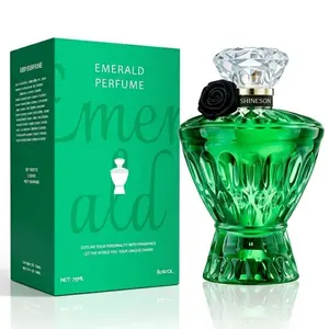 Emerald Perfume | Ideal Valentine’s Gift! Fresh Floral Scent: Osmanthus+Citrus Top, Orchid-Rose Heart, Plum-Musk Base | 75ML Luxury Green Bottle | Alluring Unique Fragrance for Her (Valentine/Birthday Pick)