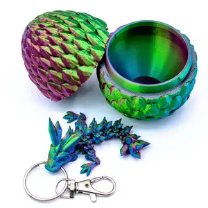 3D Dragon Egg Mini Keychain - Year of the Dragon - Desk Fidget