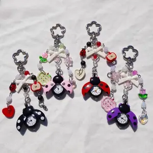 Ladybug Functional Watch Keychains