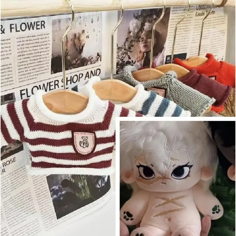 Stuffed 20cm Anime Demon Slayer Shinazugawa Sanemi Cotton Doll Toys COS Children Adults Plush Dress-up Plushie Toys Kids Gifts