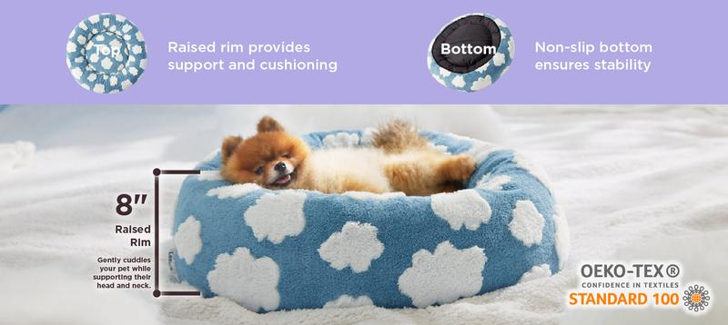Lesure Warm Donut Bed - Cozy Fluffy Calming Bed for Small/Medium/Large Dogs & Cats, TikTokShopBlackFriday Choice, Soft Plush Round Pet Bed for Winter Comfort, Washable, Anti-Slip Bottom, Camas para Perros, Pet Supplies Bedding Lesure Warm Donut Bed - Cozy Fluffy Calming Bed for Small/Medium/Large Dogs & Cats, TikTokShopBlackFriday Choice, Soft Plush Round Pet Bed for Winter Comfort, Washable, Anti-Slip Bottom, Camas para Perros, Pet Supplies Bedding