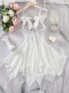 Elegant Sexy Lingerie Set, Soft Comfy Lingerie, Comfortable and Cute, Perfect for Multiple Occasions, Women's All Season Knitwear