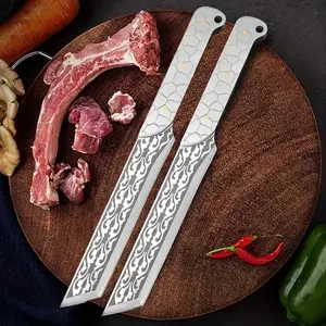 Hand Forge Stainless Steel Multi-Purpose Kitchen Knife, 7.7 Inch Meat Bone Fruit Knife, Cooking Utensils for Home Use, Meat Bone Cleaver