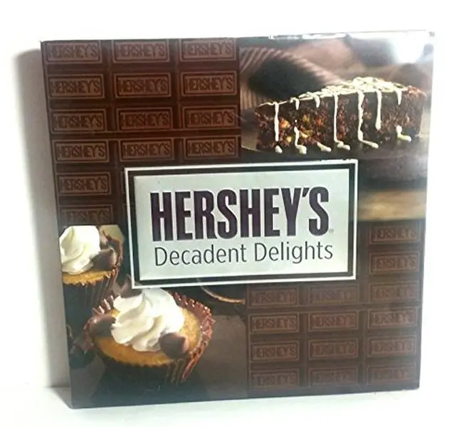 Used Book - Hershey's Decadent Delights (Unknown Author, English, Soft Cover, 1.8 lbs) - Ideal for Chocolate Lovers, 1.8 Pounds