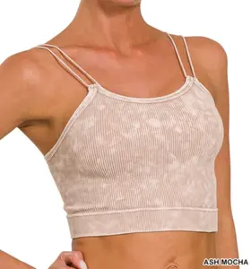 Zoe Brami - Zenana Ribbed Spaghetti Strap Brami Top