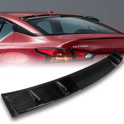 Carbon Fiber Rear Bumper Diffuser With Shark Fin Spoiler For Nissan Altima – DREAMIZER