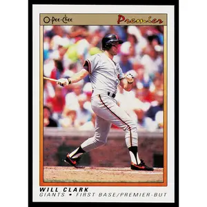 Will Clark 1991 O-Pee-Chee Premier #22 San Francisco Giants