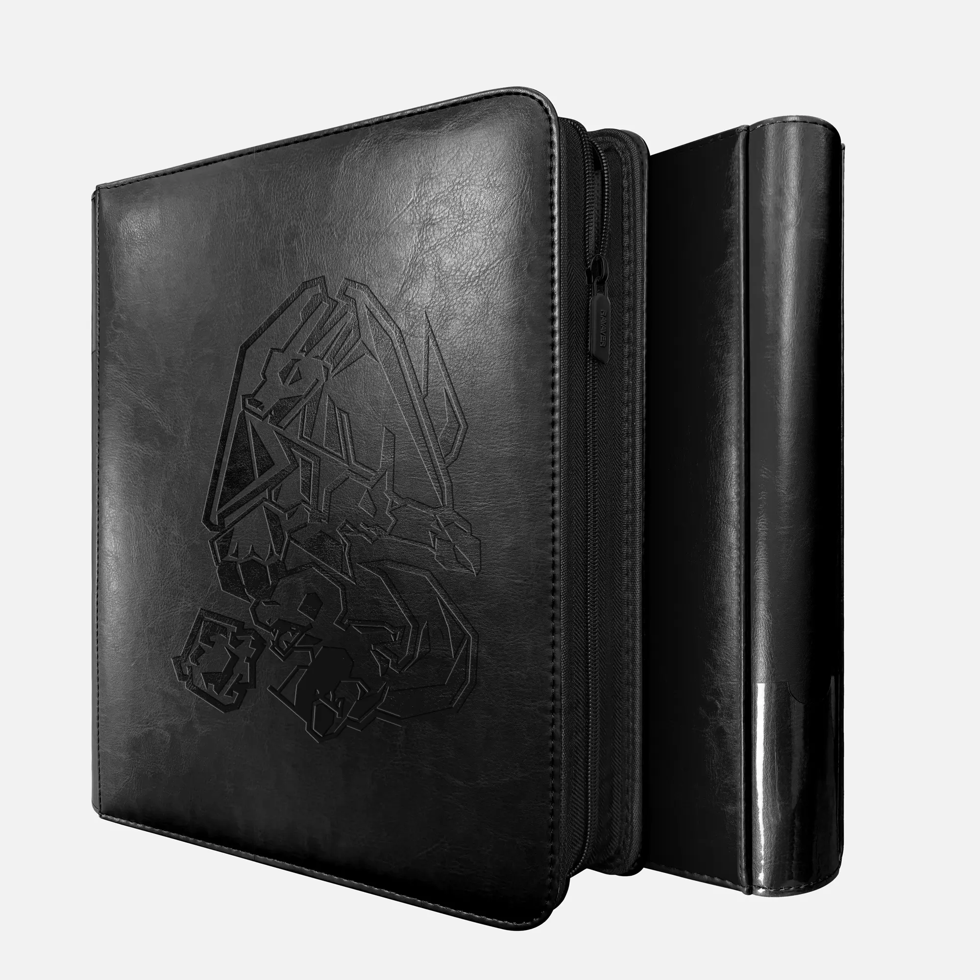 RAVAVER 9-Pocket Raw Card Binder Holds 360 Cards with Side-Loading Sleeves and DIY Label RAVAVER 9-Pocket Raw Card Binder Holds 360 Cards with Side-Loading Sleeves and DIY Label