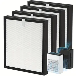 Replacement Filter for Tolife Tz-K2 Air Purifier, H13 Hepa Filter with Activated Carbon Pre-Filter, 4 Pack Replacement Filters