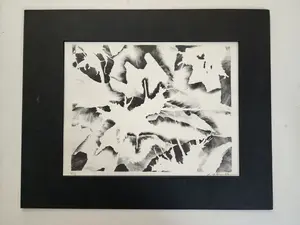 Abstract Stone Lithograph Print by Robert Viana 8" x 10" Unframed Lithography Litho Print Decor Poster