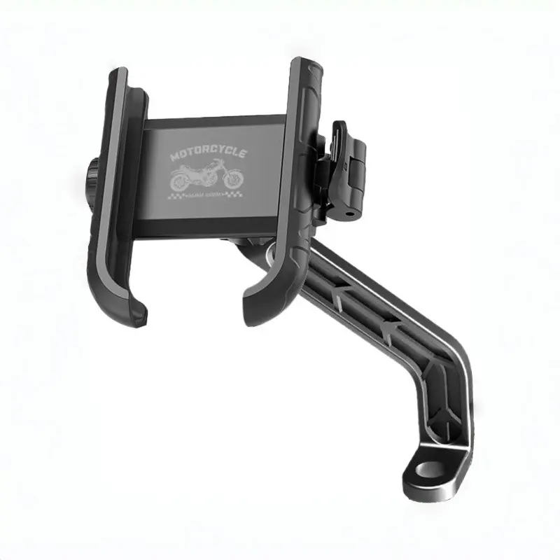 Rearview Mirror Adjustable Phone Holder for Bicycles, Motorcycle Accessory, Moto Accessories, Secure Fit, Unobstructed View, Easy Operation, Suitable for Motorcycles & Electric Vehicles, Mobile, Cellphone