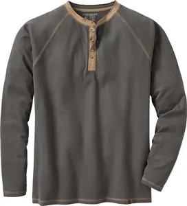 Legendary Whitetails Men's Recluse Raglan Henley Long Sleeve Shirt