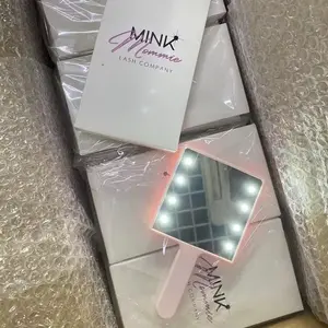 LED handheld mirror