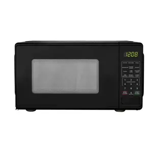 Mainstays 0.7 Cu ft Countertop Microwave Oven, 700 Watts, Black, New