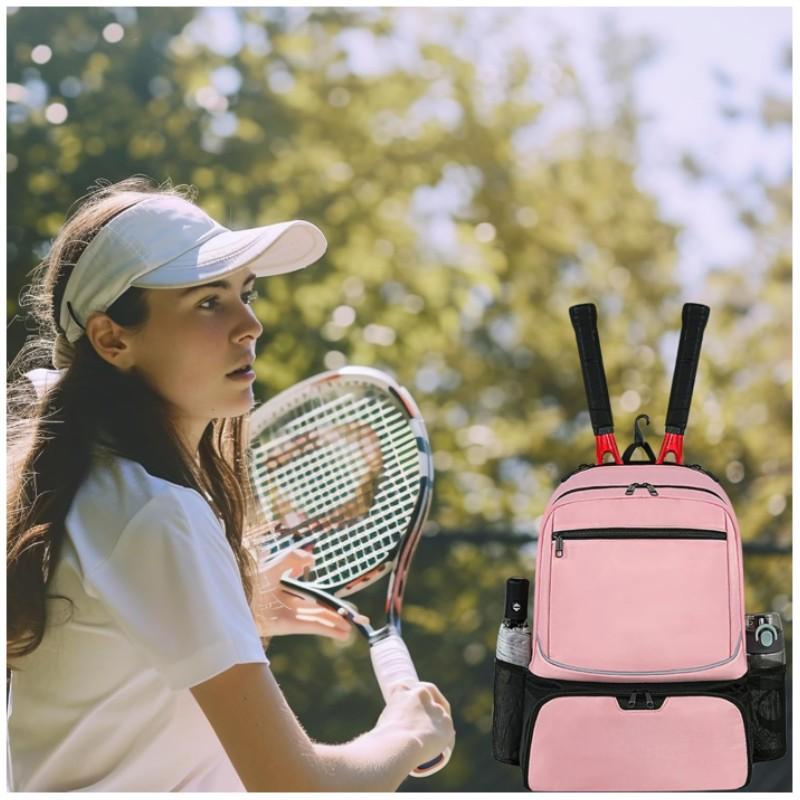 NEW Multifunctional Sports Racket School Backpack Large Capacity with Shoe Compartment & Layered Storage for Travel,Mother's Day Gift