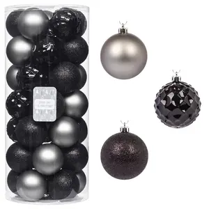 Every Day is Christmas Ornaments, Shatterproof Christmas Tree Ornament Set, Christmas Balls Decoration 35 Count (2.75"/70mm)