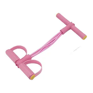 6-Tube Pedal Resistance Band, Portable Fitness Equipment for Home Gym – Full Body Workout, Sit-ups, Yoga & Core Training