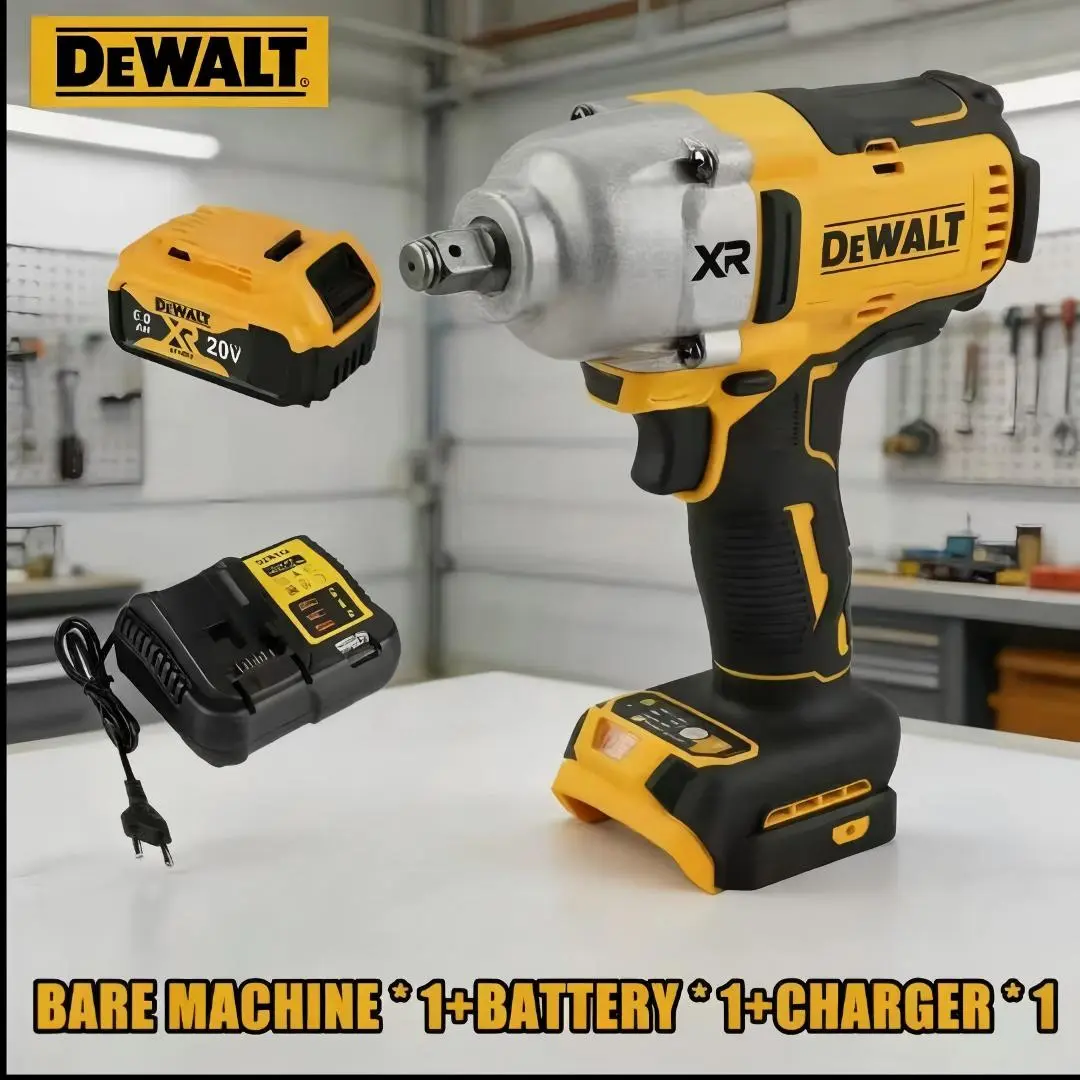 DEWALT DCF900 1/2-in 20V Brushless Cordless High Torque Impact Wrench with Hog Ring Anvil, 20v power Tool for Garage, Workshop