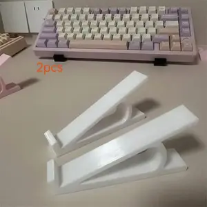 Ergonomic Keyboard Riser Stand, Anti-Slip Universal Support, Home Office Gaming Desk Organizer, Adjustable Height Keyboards