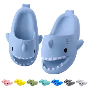 VOBJAK Women's and Men's Shark Cloud Slippers with Thick Sole for Summer - Girl Flipflop , Footwear Walking Shoes Shoe Slide Soft