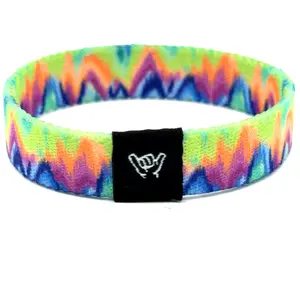 Electric Chevron Wristband Bracelet