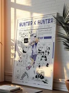 [Sale off up to 50%] [Free ship] Hunter x Hunter Anime Poster - Hxh Killua Zoldyck Manga Art - Hunter x Hunter poster - Killua Zoldyck Poster - Hunter x Hunter Manga Poster