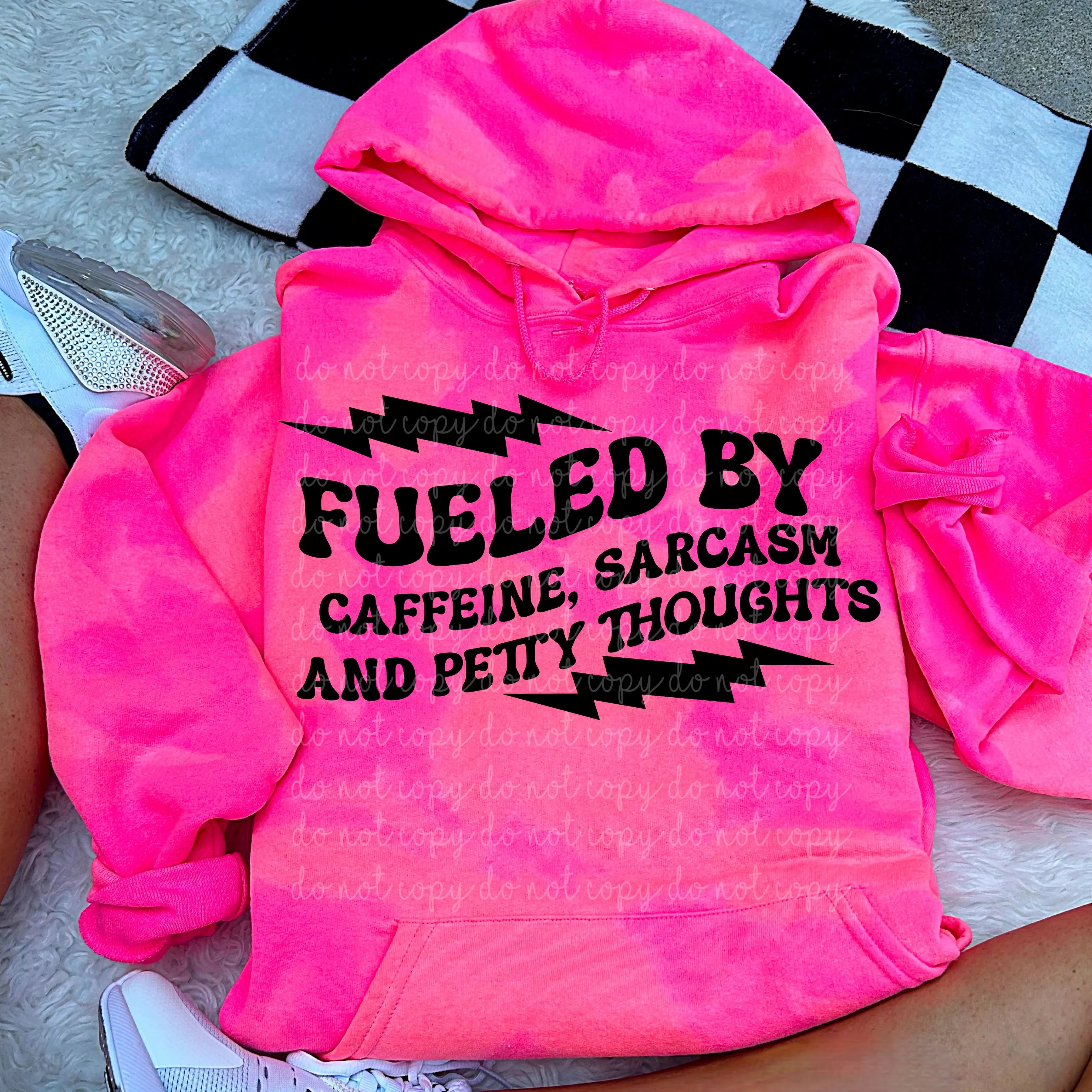 Fueled by Sarcasm DTF Transfers - THIS IS NOT A SHIRT