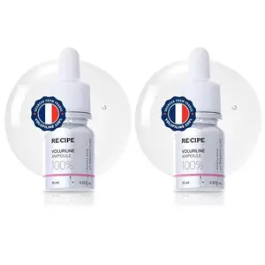 【Limited time】RE:CIPE Volufiline 100% Ampoule - Official Product From France, Sederma - Pure Volufiline Serum - DIY Skin Care Booster for Face & Body - Hydrating & Age-Defying Formula for Elevated Resilience 0.33 fl oz
