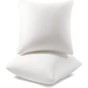 18 ×18 Pillow Insert (Pack of 2) Memory Foam Square Throw Pillow Insert Sham Decorative Cushion for Bed Couch Sofa No Deformation After Longtime Use