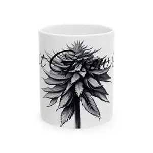 Just Grow It! Cannabis Ceramic Mug, (11oz, 15oz)