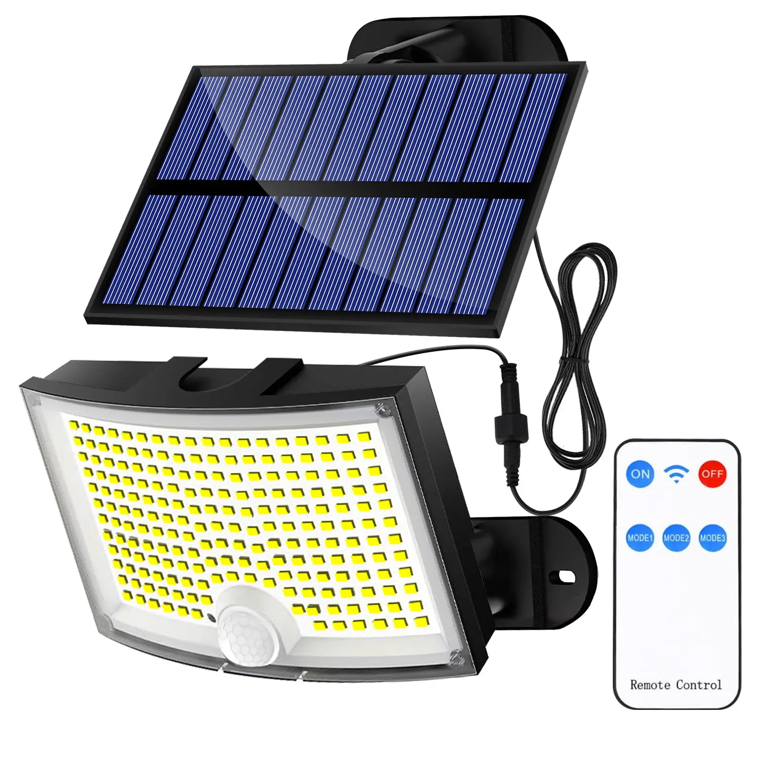 128LED solar light, outdoor garden light, remote control split unit, household use, motion sensor, outdoor light 128LED solar light, outdoor garden light, remote control split unit, household use, motion sensor, outdoor light