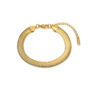 Fashion Bracelets - Adjustable Gold-Colored Design with Secure Clasp