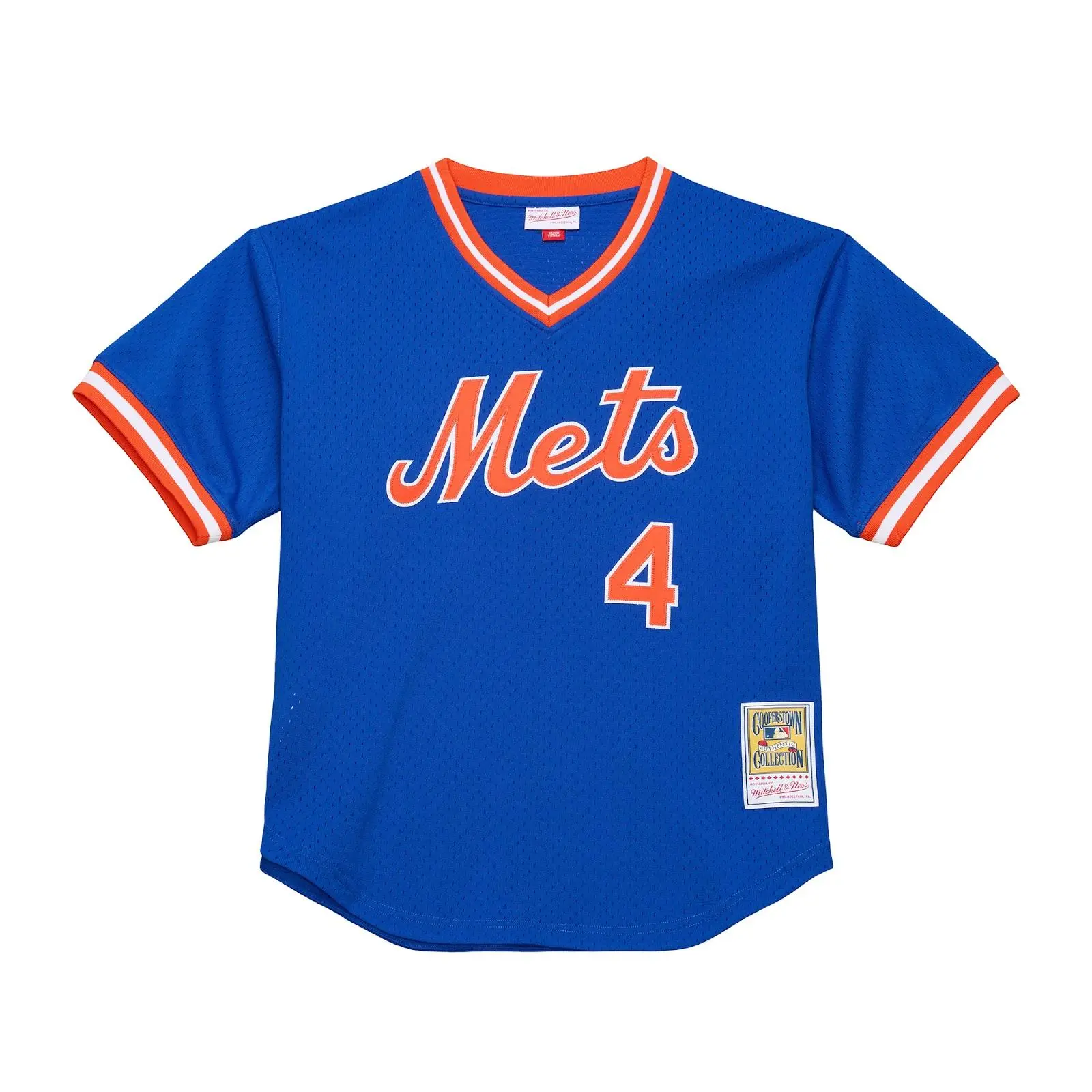 Lenny Dykstra New York Mets 1986 Royal Authentic Batting Practice Jersey MLB Throwback Baseball Cooperstown Fan Gear Mitchell & Ness