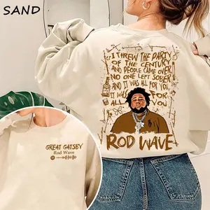 Rod Wave Nostalgia Album Shirt, Rod Wave Sweatshirt, Nostalgia 90s Rap Music Hoodie, Rod Wave Great Gatsby Unisex tee gift for fan Best Price