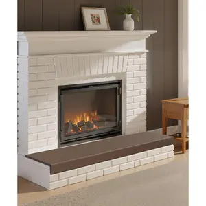 80'' Soft Memory Foam Hearth Cushion Baby Proofing Bumper Protector Pad for Babies Children Toddlers, Brown