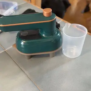 Mini Iron for Clothes, Portable Handheld Iron - Handy Heat Press Small Iron - 360° Ironing Machine for Dry And Wet Ironing Support Dry And Wet Ironing for Home and Travel
