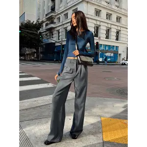 Archer Pants Pinstripe Grey